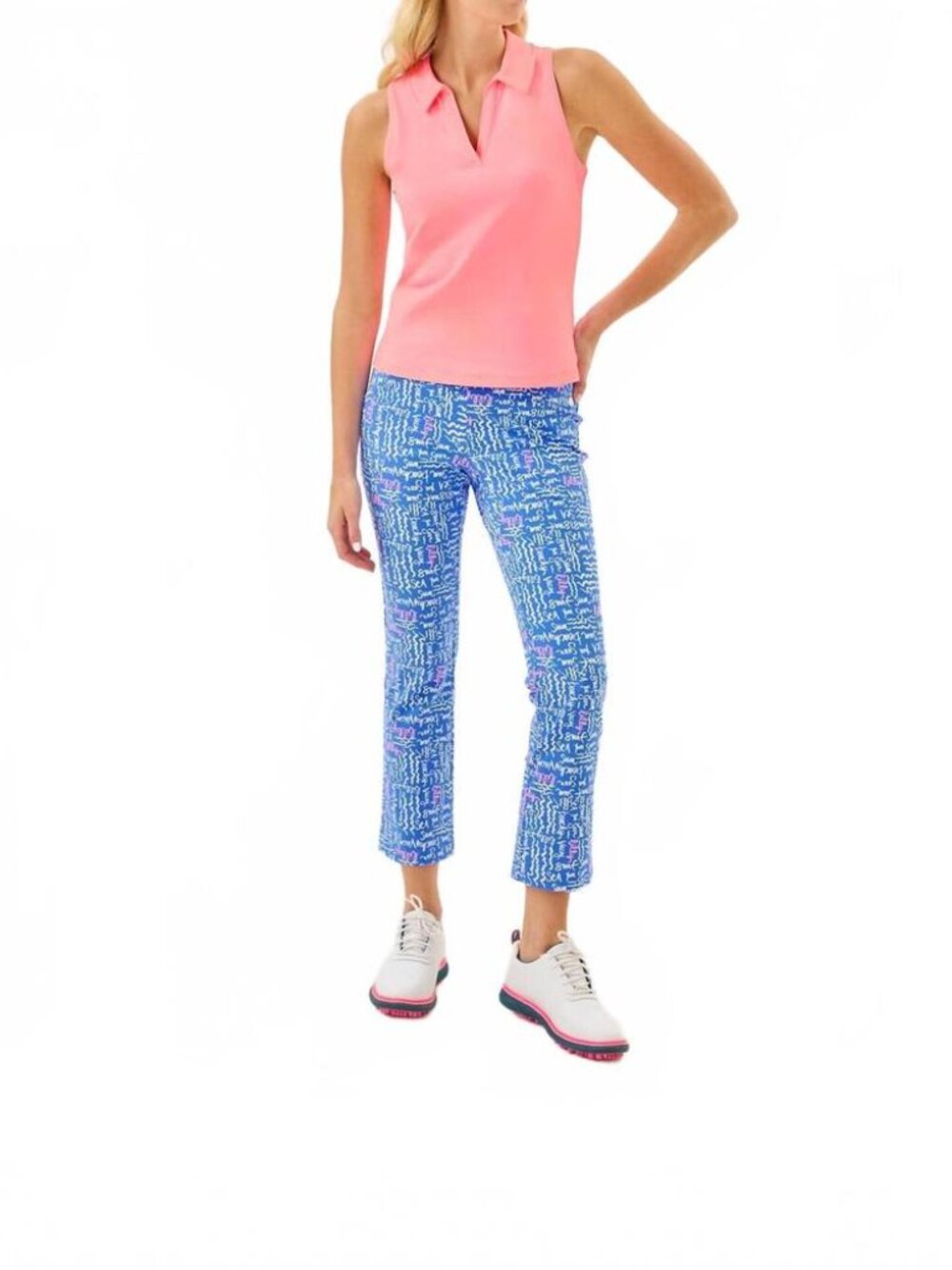 NWT Lilly Pulitzer Corso Kick Flare Pants Sunwashed Blue Seacrets 4